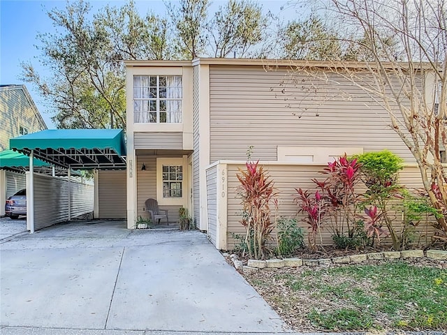 view of front of home