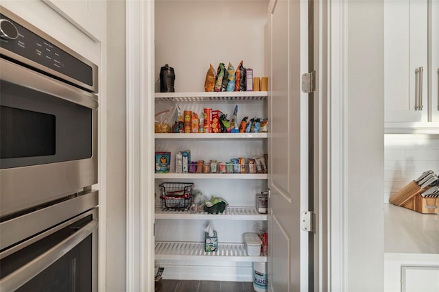 view of pantry