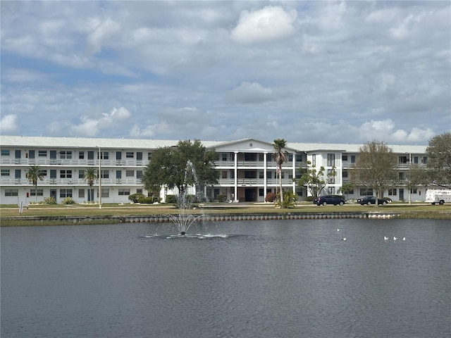 view of water feature