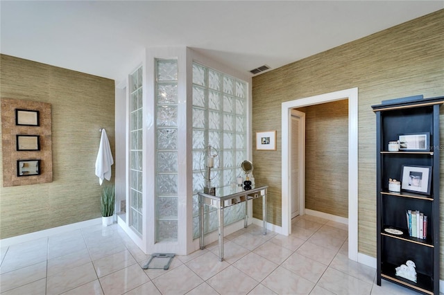 bathroom featuring tile patterned floors