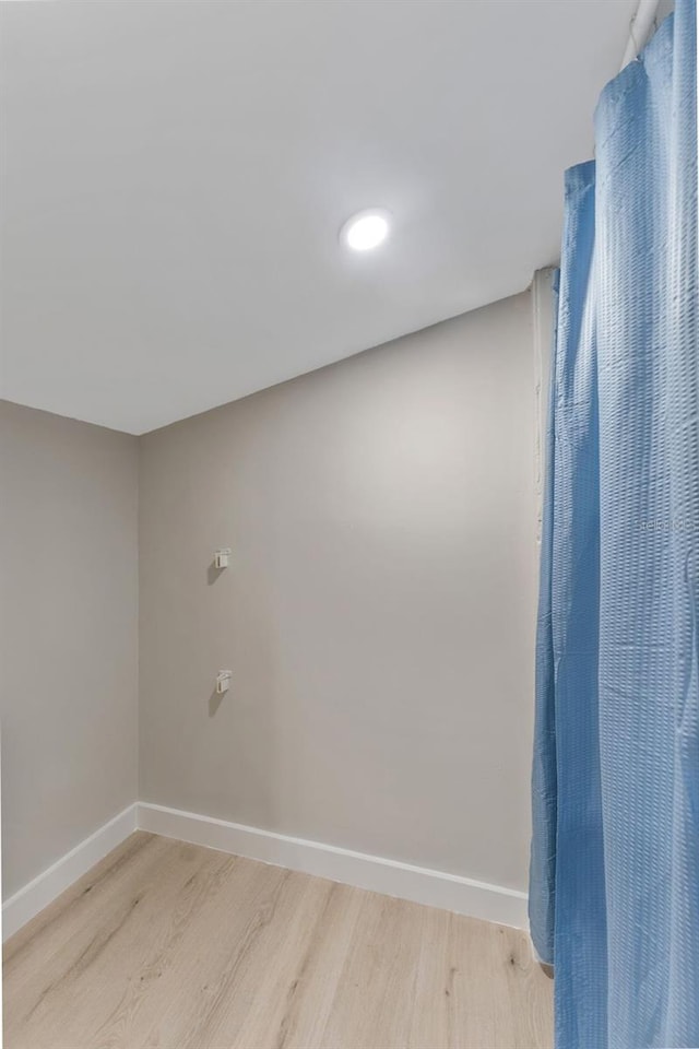 interior space featuring light hardwood / wood-style flooring