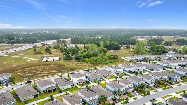 drone / aerial view featuring a residential view
