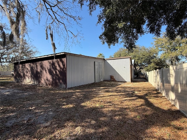 view of outbuilding