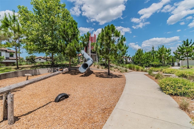 surrounding community with a playground