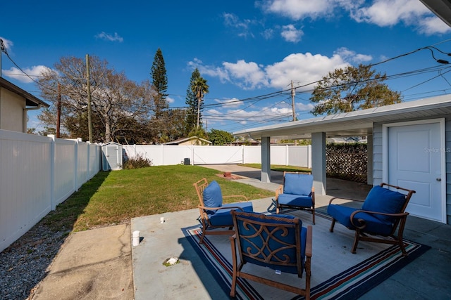 view of patio