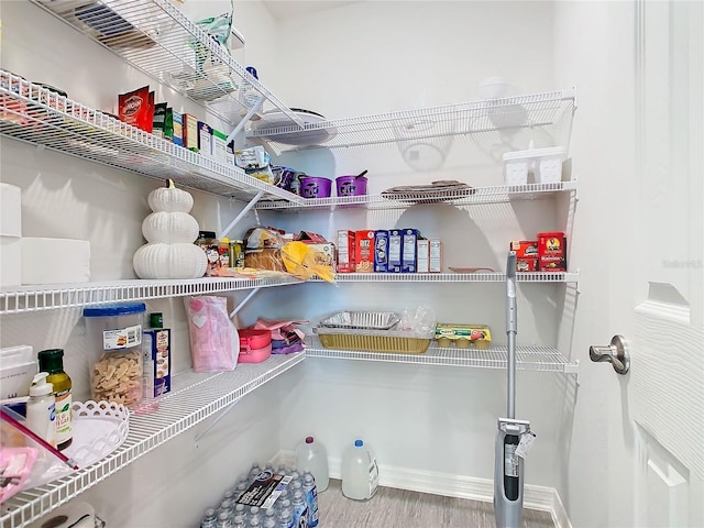 view of pantry