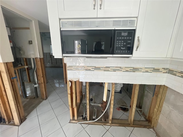 room details with white cabinets