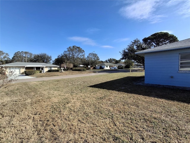 view of yard