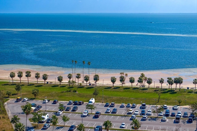 1200 N Shore Dr NE Unit 204, Saint Petersburg, FL 33701 - birds eye view of property with a view of the beach and a water view