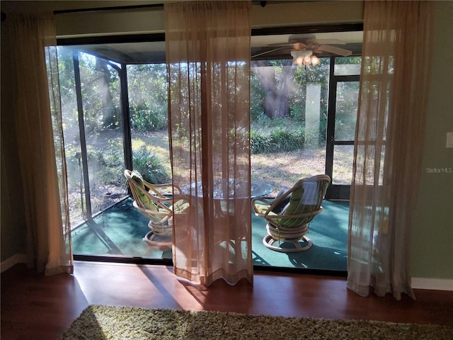 unfurnished dining area with a healthy amount of sunlight