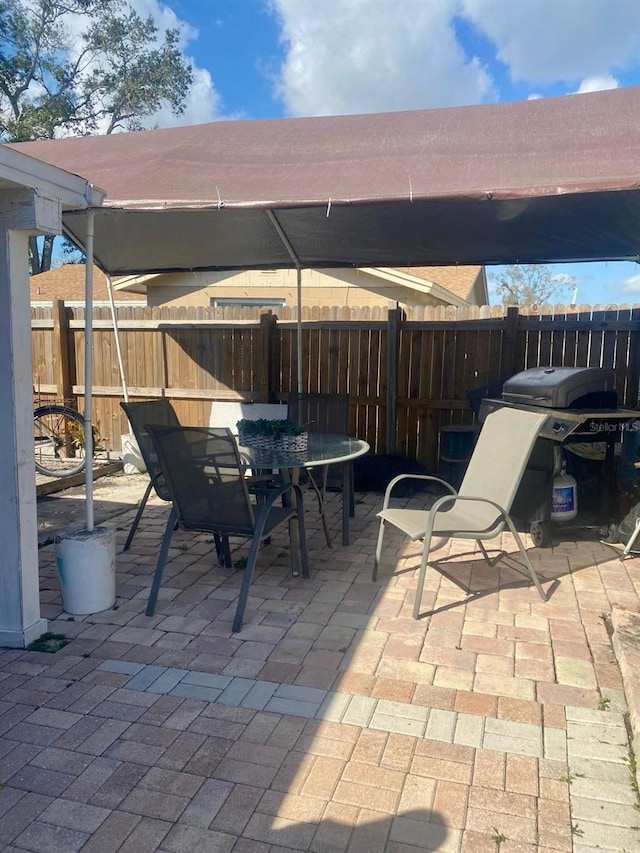 view of patio / terrace with grilling area