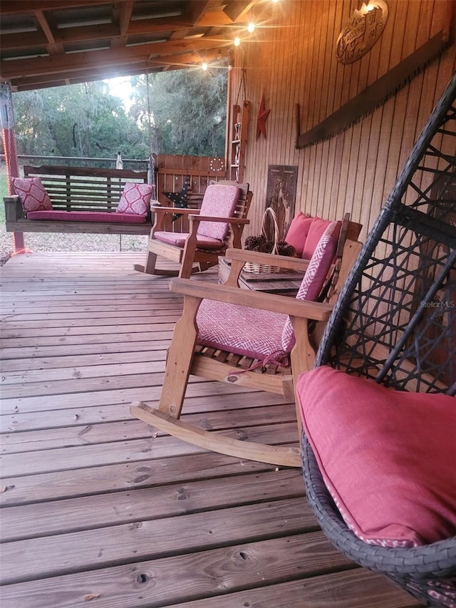 view of deck