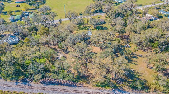 drone / aerial view featuring a rural view