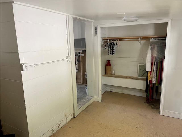 view of closet