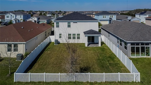 bird's eye view featuring a residential view