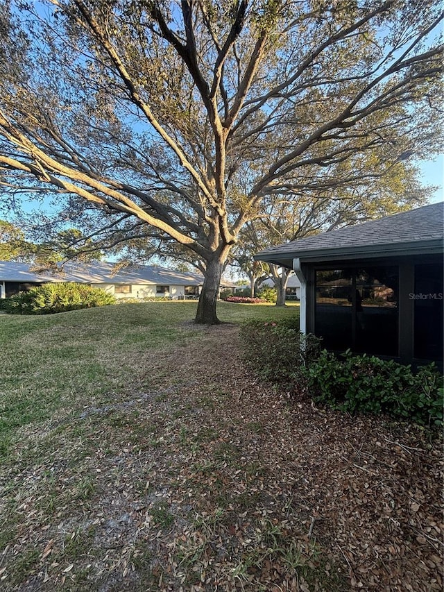 view of yard