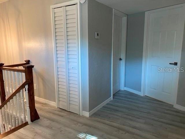 1829 10th St N, Saint Petersburg, FL 33704 - hallway featuring wood-type flooring