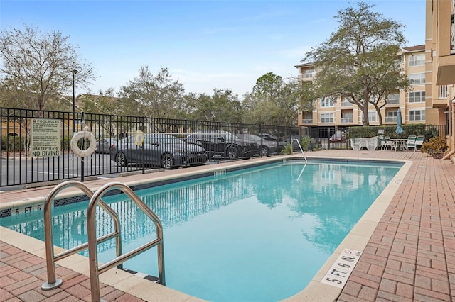 view of pool