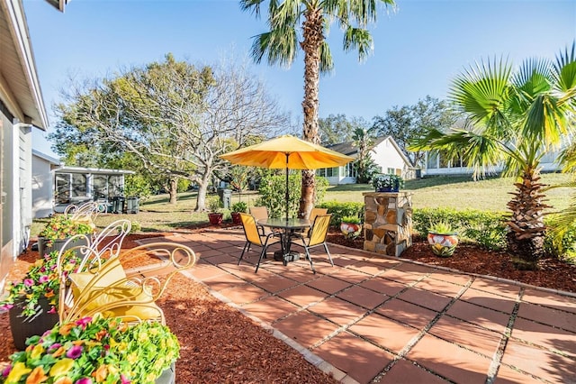 view of patio