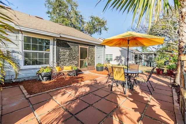 view of patio