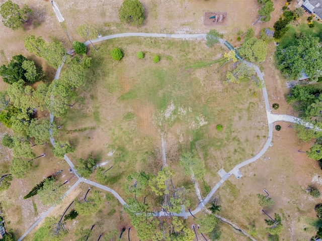 bird's eye view featuring a rural view