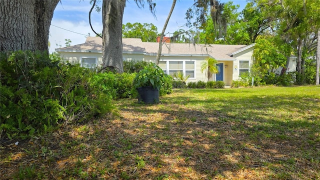 1372 Palmetto St, Clearwater, FL 33755 - exterior space featuring a front lawn