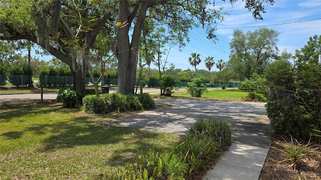 1372 Palmetto St, Clearwater, FL 33755 - view of property's community with a lawn and fence