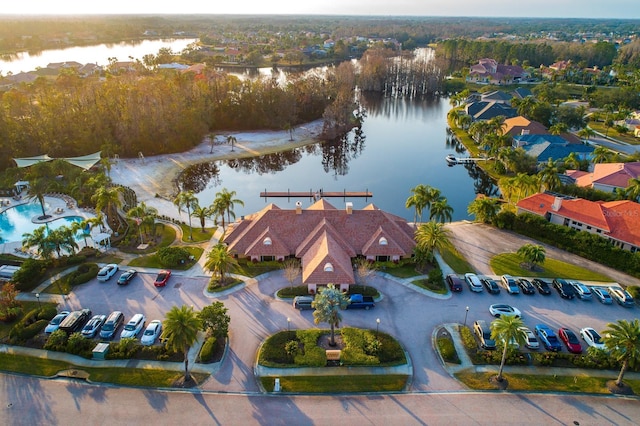 10534 Bermuda Isle Dr, Tampa, FL 33647 - drone / aerial view with a water view