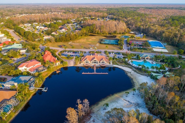 10534 Bermuda Isle Dr, Tampa, FL 33647 - aerial view featuring a water view