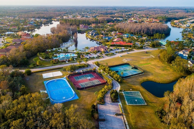 10534 Bermuda Isle Dr, Tampa, FL 33647 - bird's eye view with a water view