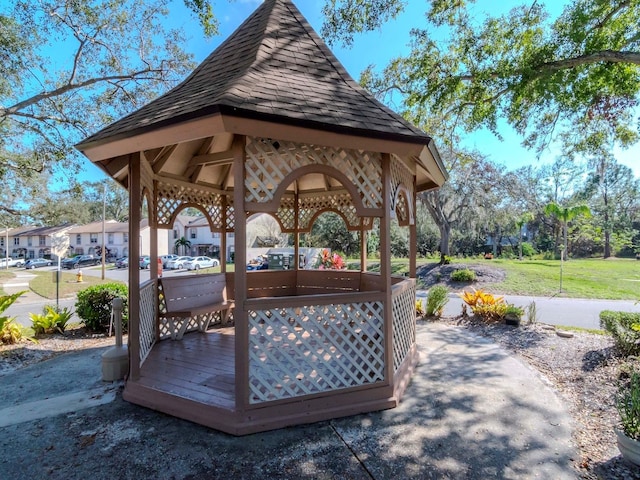 surrounding community featuring a gazebo