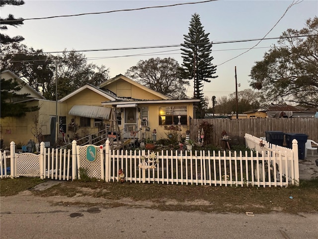 view of bungalow-style house