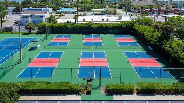 view of tennis court