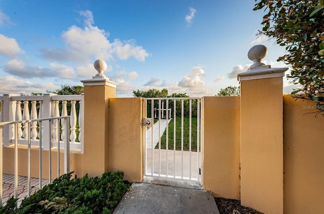 view of gate