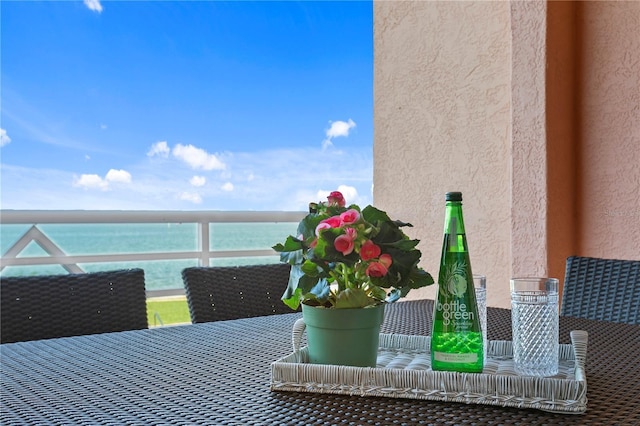 4951 Bacopa Ln S Unit 103, Saint Petersburg, FL 33715 - balcony featuring a water view