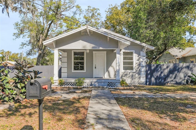 view of bungalow