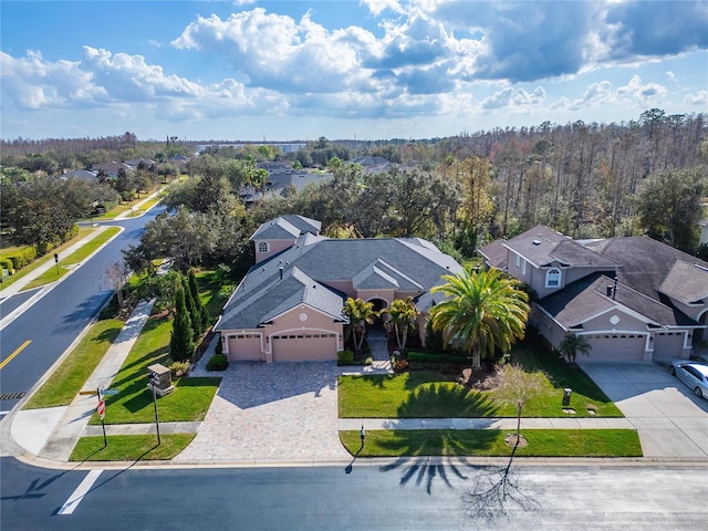 birds eye view of property featuring a residential view