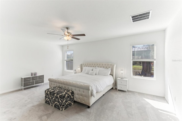 4323 Trotters Way, Lakeland, FL 33801 - bedroom with light carpet and ceiling fan