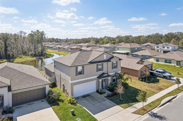 4323 Trotters Way, Lakeland, FL 33801 - birds eye view of property featuring a water view