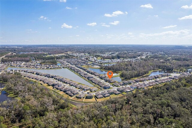 4323 Trotters Way, Lakeland, FL 33801 - birds eye view of property featuring a water view