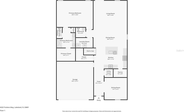 4323 Trotters Way, Lakeland, FL 33801 - plan