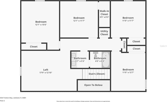 4323 Trotters Way, Lakeland, FL 33801 - plan
