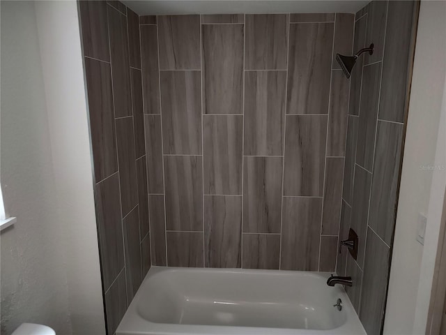 bathroom featuring tub / shower combination