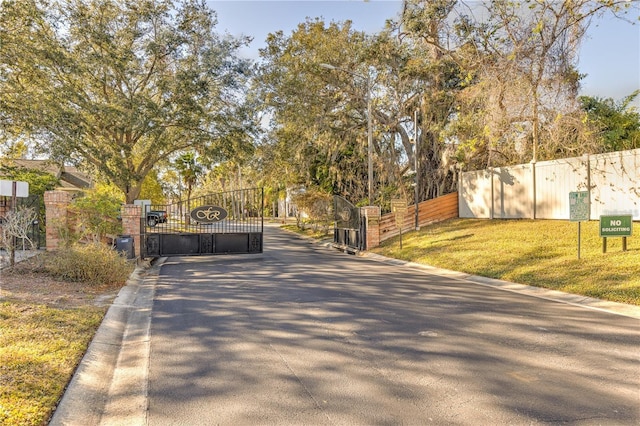 view of road