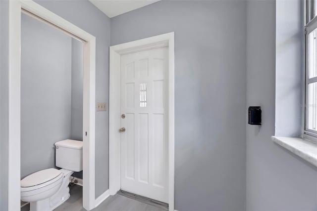 bathroom featuring toilet