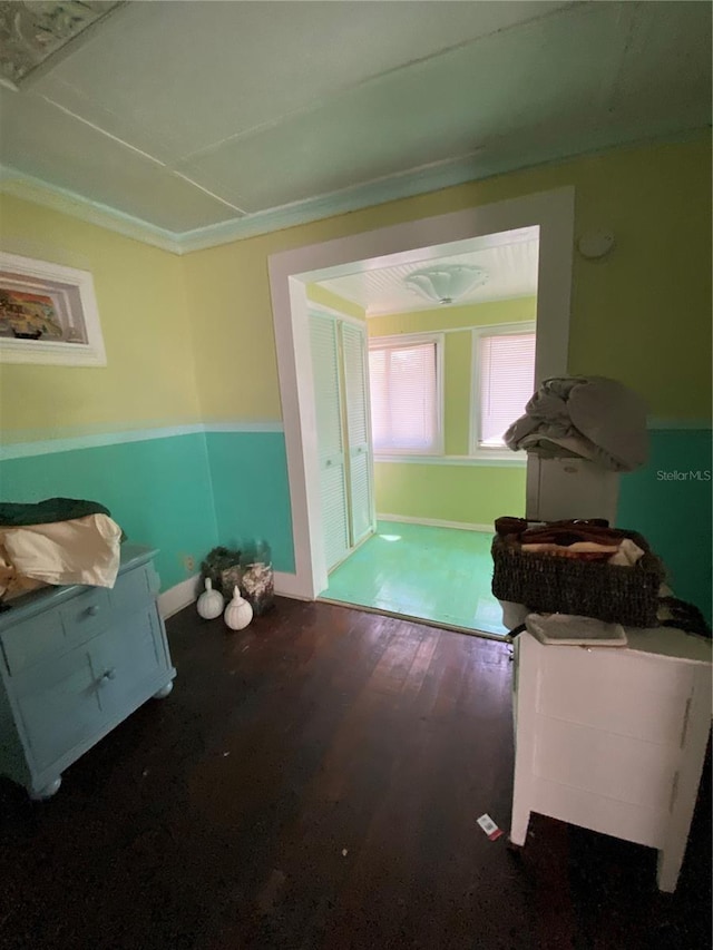 interior space featuring hardwood / wood-style floors