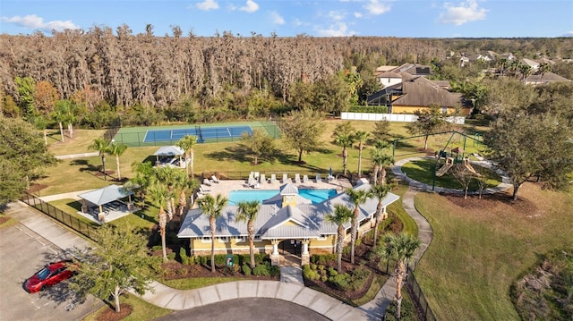 19429 Paddock View Dr, Tampa, FL 33647 - aerial view of a forest