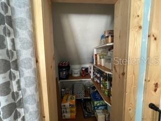 view of pantry