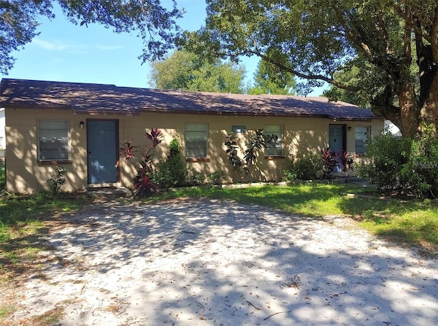 view of ranch-style house