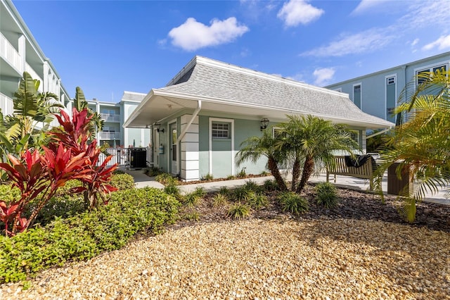 view of rear view of property